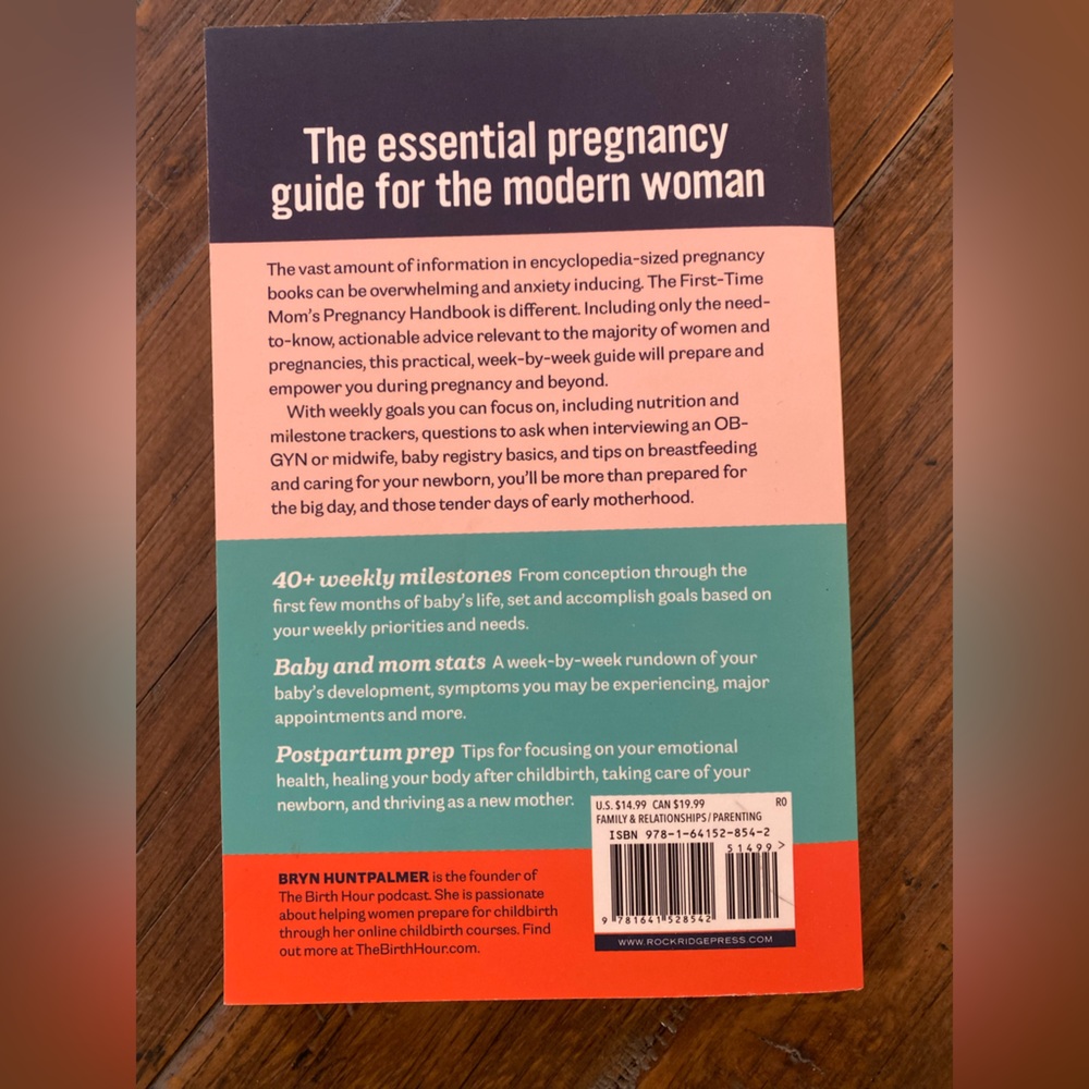 The First-Time Mom's Pregnancy Handbook - Picture 2 of 4